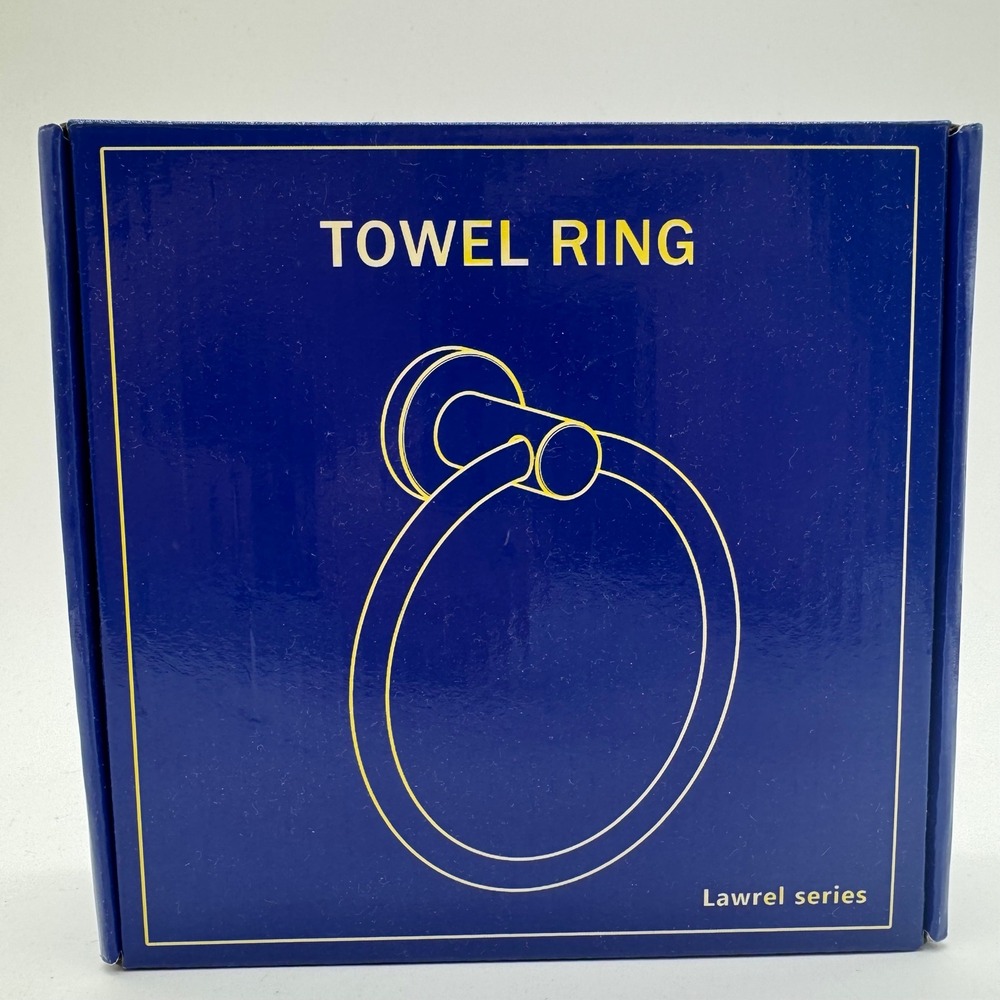 Marmolux Lawrel Series Towel Ring Brushed Gold SUS 304 Stainless Steel New